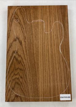 Body Swamp Ash, Choco, 2-pcs., edge-glued, Unique Piece #086